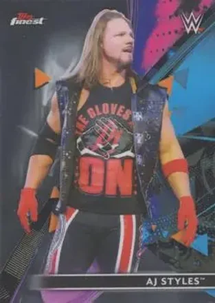 2021 Topps Finest WWE #1 - AJ Styles