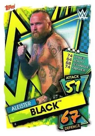 2021 Topps Slam Attax WWE #4 - Aleister Black