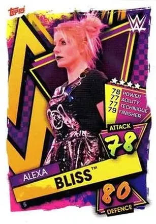 2021 Topps Slam Attax WWE #5 - Alexa Bliss