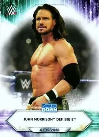 2021 Topps WWE #7 - John Morrison def. Big E