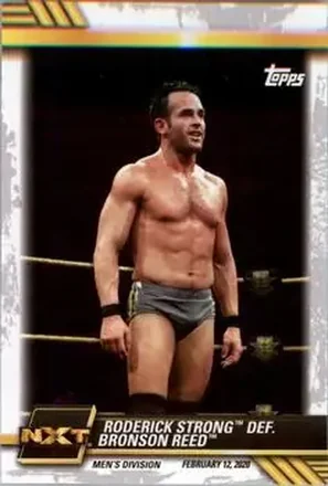 2021 Topps WWE NXT #1 - Roderick Strong def. Bronson Reed