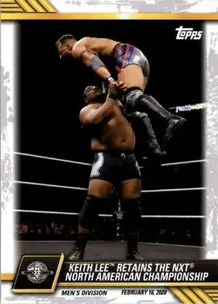 2021 Topps WWE NXT #2 - Keith Lee Retains the NXT North American Championship