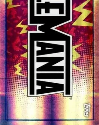 2021 Topps WWE Road to WrestleMania Stickers #4 - WrestleMania Logo