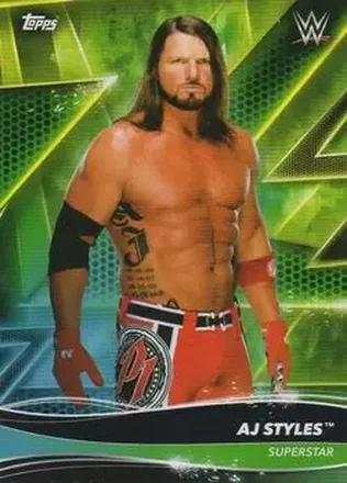 2021 Topps WWE Superstars #2 - AJ Styles