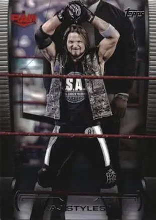 2021 Topps WWE Undisputed #1 - AJ Styles