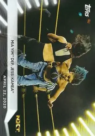 2021 Topps WWE Women's Division #8 - Mia Yim def. Jessi Kamea