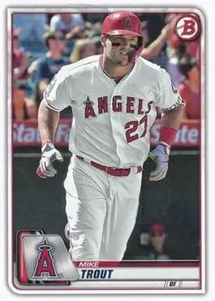 2020 Bowman #1 - Mike Trout - Los Angeles Angels