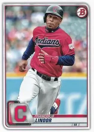 2020 Bowman #4 - Francisco Lindor - Cleveland Indians