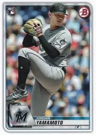 2020 Bowman #6 - Jordan Yamamoto - Miami Marlins