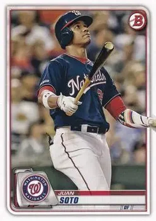 2020 Bowman #10 - Juan Soto - Washington Nationals