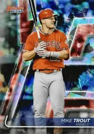 2020 Bowman's Best #2 - Mike Trout - Los Angeles Angels