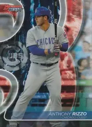 2020 Bowman's Best #8 - Anthony Rizzo - Chicago Cubs