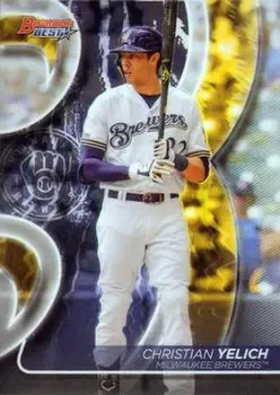2020 Bowman's Best #9 - Christian Yelich - Milwaukee Brewers