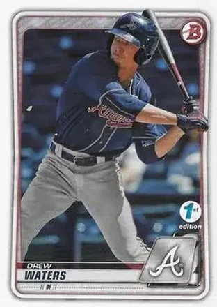 2020 Bowman 1st Edition #BFE-2 - Drew Waters - Atlanta Braves