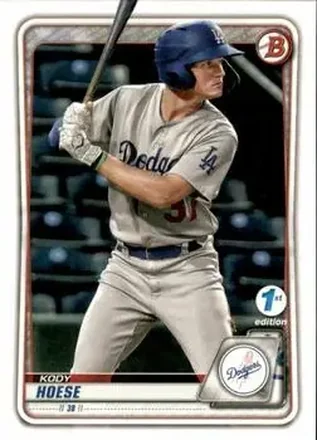 2020 Bowman 1st Edition #BFE-4 - Kody Hoese - Los Angeles Dodgers