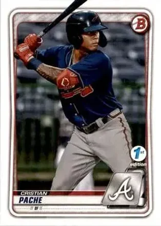 2020 Bowman 1st Edition #BFE-5 - Cristian Pache - Atlanta Braves