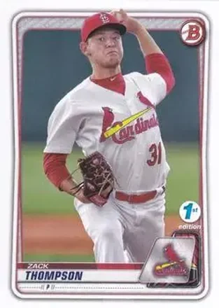 2020 Bowman 1st Edition #BFE-6 - Zack Thompson - St. Louis Cardinals