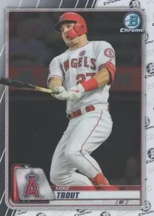 2020 Bowman Chrome #1 - Mike Trout - Los Angeles Angels