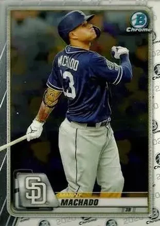 2020 Bowman Chrome #2 - Manny Machado - San Diego Padres