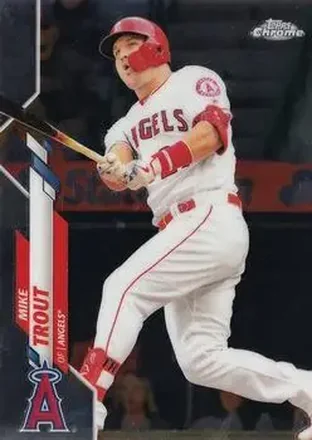 2020 Topps Chrome #1 - Mike Trout - Los Angeles Angels