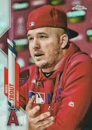 2020 Topps Chrome #1c - Mike Trout - Los Angeles Angels