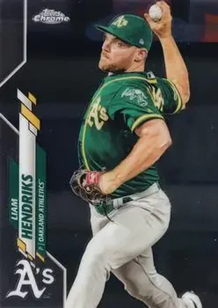 2020 Topps Chrome #2 - Liam Hendriks - Oakland Athletics