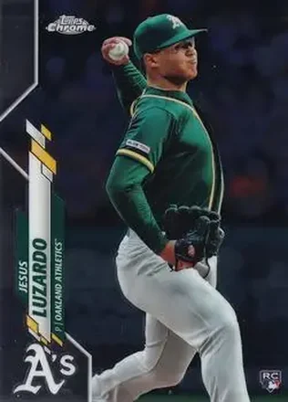2020 Topps Chrome #5 - Jesus Luzardo - Oakland Athletics