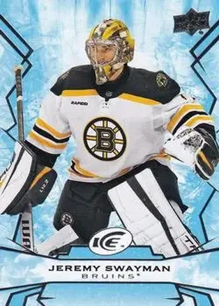 2022-23 Upper Deck Ice #21 - Jeremy Swayman - Boston Bruins