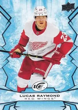 2022-23 Upper Deck Ice #23 - Lucas Raymond - Detroit Red Wings