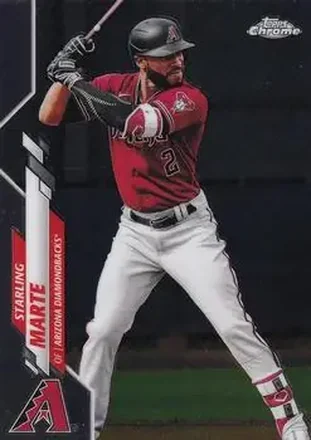 2020 Topps Chrome Update #U-3 - Starling Marte - Arizona Diamondbacks