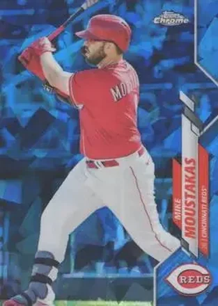 2020 Topps Chrome Update Sapphire Edition #U-6 - Mike Moustakas - Cincinnati Reds