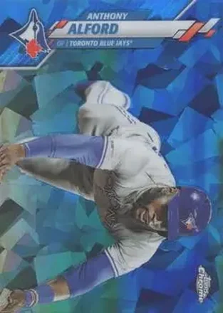 2020 Topps Chrome Update Sapphire Edition #U-10 - Anthony Alford - Toronto Blue Jays
