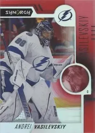 2022-23 Upper Deck Synergy - Red #24 - Andrei Vasilevskiy - Tampa Bay Lightning