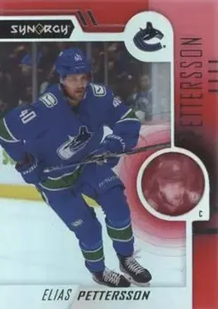 2022-23 Upper Deck Synergy - Red #26 - Elias Pettersson - Vancouver Canucks