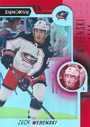 2022-23 Upper Deck Synergy - Red #27 - Zach Werenski - Columbus Blue Jackets
