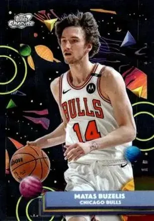 2025-26 Topps Chrome Cosmic #55 - Matas Buzelis - Chicago Bulls