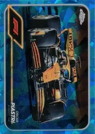 2024 Topps Chrome Sapphire Edition Formula 1 #80 - Oscar Piastri - McLaren F1