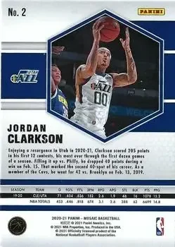 Back of Jordan Clarkson