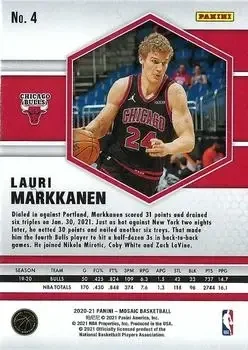 Back of Lauri Markkanen