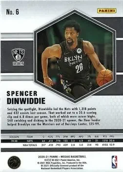 Back of Spencer Dinwiddie