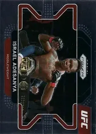 2022 Panini Prizm UFC #23 - Israel Adesanya