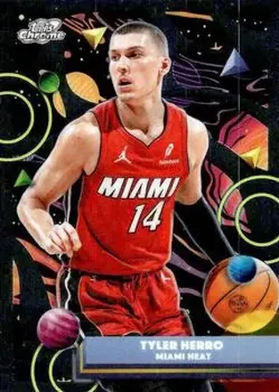 2025-26 Topps Chrome Cosmic #58 - Tyler Herro - Miami Heat