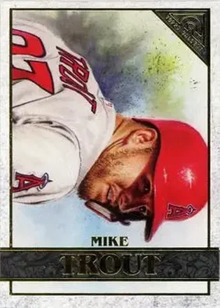 2020 Topps Gallery #1 - Mike Trout - Los Angeles Angels
