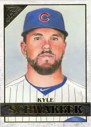 2020 Topps Gallery #9 - Kyle Schwarber - Chicago Cubs
