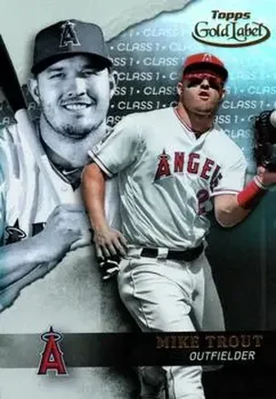 2020 Topps Gold Label #1 - Mike Trout - Los Angeles Angels