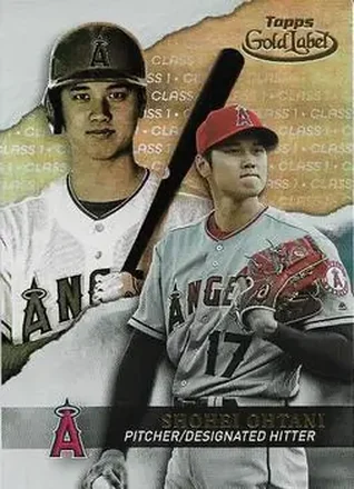 2020 Topps Gold Label #3 - Shohei Ohtani - Los Angeles Angels