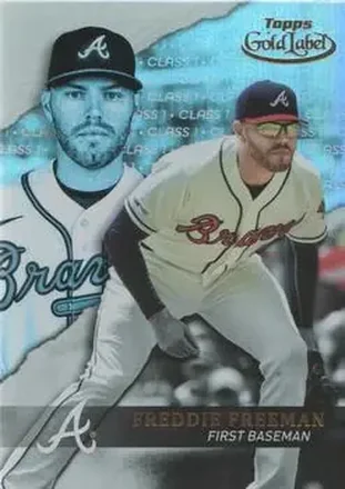 2020 Topps Gold Label #6 - Freddie Freeman - Atlanta Braves