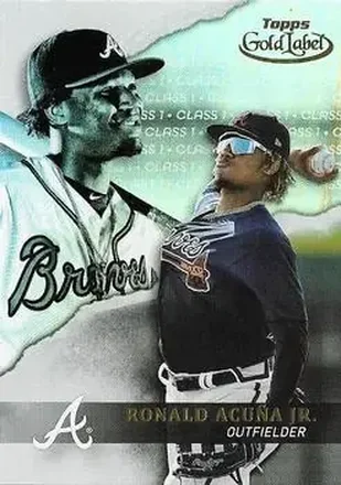 2020 Topps Gold Label #8 - Ronald Acuña Jr. - Atlanta Braves