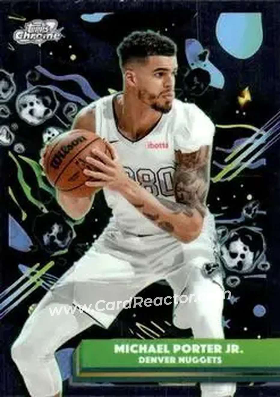 2025-26 Topps Chrome Cosmic #60 - Michael Porter Jr. - Denver Nuggets - Front