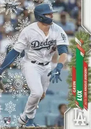 2020 Topps Holiday #HW1 - Gavin Lux - Los Angeles Dodgers
